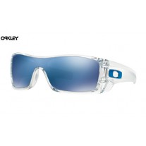 Oakley Batwolf sunglasses Clear frame / Ice Iridium lens