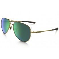 Oakley Elmont (Large) sunglasses Matte Gold frame / Jade Iridium lens