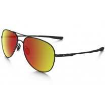 Oakley Elmont (Large) sunglasses Satin Black frame / Ruby Iridium lens