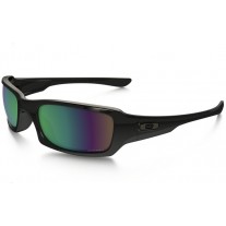 Oakley Fives Squared PRIZM sunglasses polished black frame / Prizm Shallow Water Polarized lens