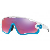 Oakley Jawbreaker PRIZM Road sunglasses Polished White frame / Prizm Road lens(Asia fit)