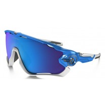 Oakley Jawbreaker sunglasses Sky Blue frame / Sapphire Iridium lens