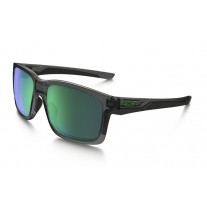 Oakley Mainlink sunglasses gray smoke frame / jade iridium lens