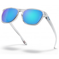 Oakley Manorburn sunglasses Polished Clear frame / Prizm Sapphire lens