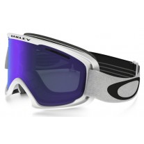 Oakley O2 XL Snow Goggles Matte White frame / Violet Iridium lens