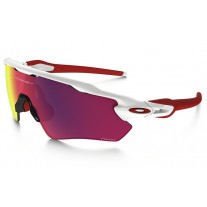 Oakley Radar EV Path PRIZM Road sunglasses polished white frame / Prizm Road lens