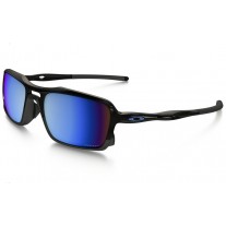 Oakley Triggerman PRIZM Deep Water Polarized sunglasses polished black frame / Prizm Salt Water Polarized lens