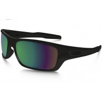 Oakley Turbine PRIZM sunglasses polished black frame / Prizm Fresh Water Polarized lens