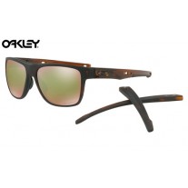 Oakley Crossrange XL sunglasses Matte Rootbeer Tortoise frame / Prizm Shallow Water Polarized lens