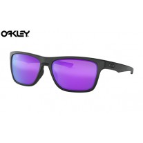 Oakley Holston sunglasses Matte Black frame / Violet Iridium Lens