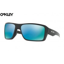 Oakley Double Edge sunglasses Matte Black frame / Prizm Deep Water Polarized lens