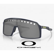 Oakley Sutro VR46 Celebration sunglasses blue and neon yellow frame / vented lens