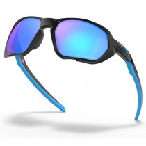 Oakley Plazma sunglasses Matte Black frame / Prizm Sapphire Polarized lens