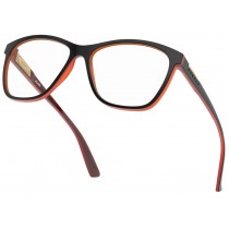 Oakley Alias Unison Collection eyeglasses with Polished Amber frame / Clear lens