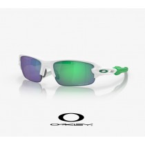 Oakley Flak XXS sunglasses Prizm Jade Lenses / Matte White Frame (Youth Fit)