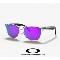 Oakley Frogskins sunglasses Prizm Violet Lenses / Polished Clear Frame