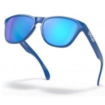 Oakley Frogskins XS Origins Collection sunglasses Sapphire frame / Fire Iridium lens (Youth Fit) 