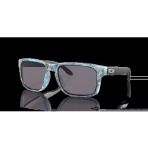 Oakley Holbrook (Low Bridge Fit) Sanctuary Collection sunglasses with Prizm Grey Polarized Lenses and Sanctuary Swirl Frame