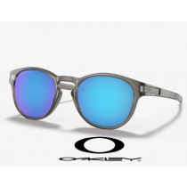 Oakley Latch sunglasses Prizm Sapphire Polarized Lenses / Matte Grey Ink Frame