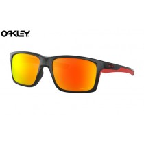 Oakley Mainlink sunglasses Polished Black frame / Prizm Ruby Polarized lens