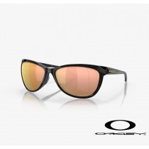 Oakley Pasque sunglasses with Prizm Rose Gold Polarized Lenses and Polished Black Frame