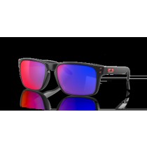 Oakley Holbrook sunglasses with Positive Red Iridium Lenses and Matte Black Frame