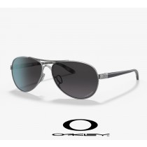 Oakley Tie Breaker sunglasses Prizm Grey Gradient Lenses / Polished Chrome Frame