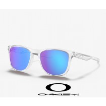 Oakley Trillbe X sunglasses Sapphire Iridium Polarized Lenses / Polished Clear Frame