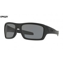 Oakley Turbine sunglasses Matte Black frame / Grey Polarized lens