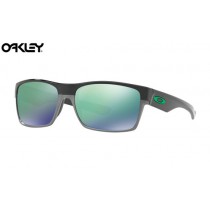 Oakley TwoFace sunglasses Polished Black frame / Jade Iridium lens