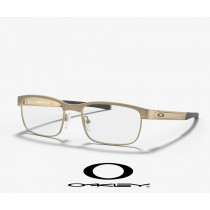 Oakleys Surface Plate eyewear with Satin Light Gold Frame