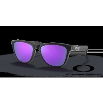 Oakley Frogskins (Low Bridge Fit) sunglasses with Prizm Violet Lenses and Matte Black Frame