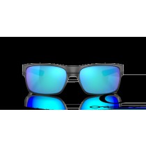 Oakley TwoFace sunglasses with Prizm Sapphire Polarized Lenses and Matte Black Frame