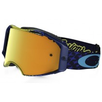 Oakley AIRBRAKE MX Goggles white frame / 24k Iridium lens