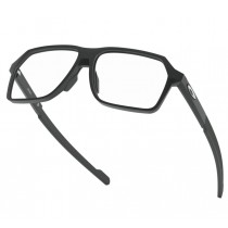 Oakley Bevel eyeglasses Satin Black/Chrome frame / Clear lens