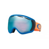 Oakley Canopy Snow Goggle (Asia Fit) Obsessive Lines Org Blue frame / Prizm Snow Sapphire Iridium lens