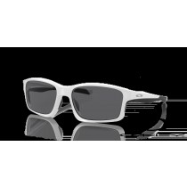 Oakley Chainlink sunglasses with Grey Polarized Lenses and Matte White Frame