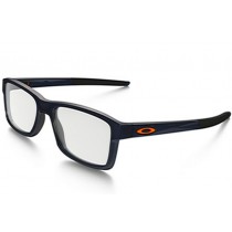 Oakley Chamfer(TruBridge) eyewear dark blue frame / clear lens