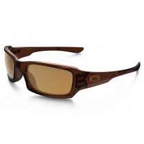 Oakley Fives Squared Polarized sunglasses Polished Root Beer frame / Bronze Polarized lens