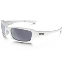 Oakley Fives Squared Polarized sunglasses Polished White frame / Gray Polarized lens
