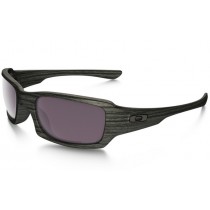 Oakley Fives Squared PRIZM sunglasses Woodgrain frame / Prizm Daily Polarized lens