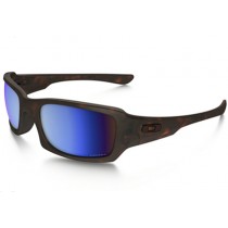 Oakley Fives Squared PRIZM sunglasses Matte Tortoise frame / Prizm Salt Water Polarized lens