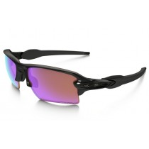 Oakley Flak 2.0 XL PRIZM sunglasses polished black frame / Prizm Golf lens