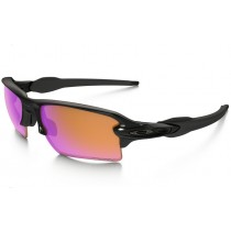 Oakley Flak 2.0 XL PRIZM Trail sunglasses polished black frame / Prizm Trail lens