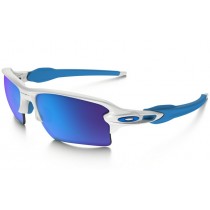 Oakley Flak 2.0 XL sunglasses Matte White frame / Sapphire Iridium lens
