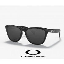 Oakley Frogskins sunglasses with Prizm Black Lenses and Polished Black Frame