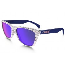 Oakley Frogskins Team USA sunglasses White Team Usa Kinetist frame / Positive Red Iridium lens
