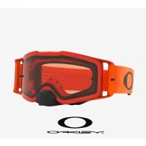 Oakley Front Line MX Goggles with Prizm Mx Bronze Lenses and Moto Orange Strap