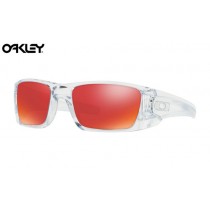 Oakley Fuel Cell sunglasses Polished Clear frame / Torch Iridium lens