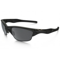 Oakley Half Jacket 2.0 Polarized sunglasses Polished Black frame / Black Iridium Polarized lens(Asia Fit)